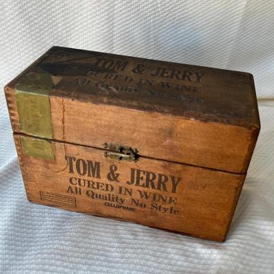 Lot 112 Antique Cigar Box