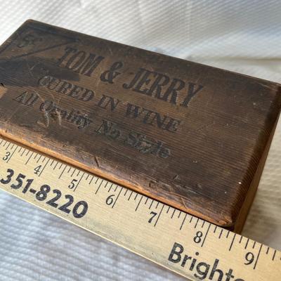 Lot 112 Antique Cigar Box