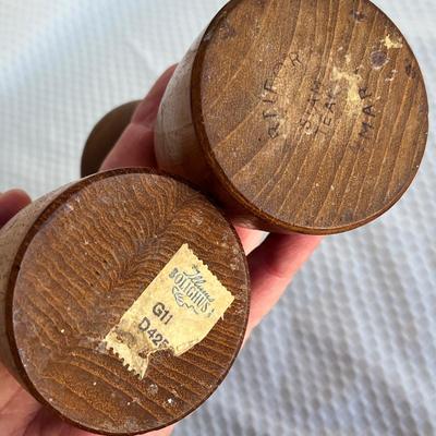 Lot 118 MCM Wood Dutch Modern Candles