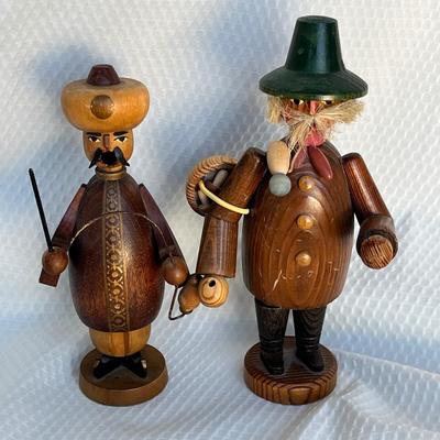 Lot 123 German Smokers Wood carvings