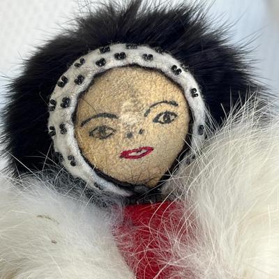 Lot 126 Inuit Seal Skin Doll