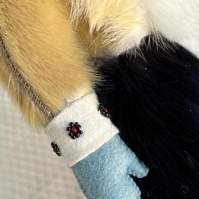 Lot 126 Inuit Seal Skin Doll