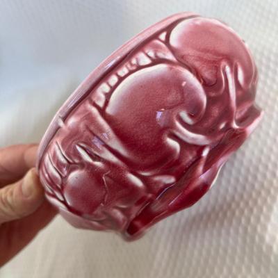 Lot 134 Pink pottery bowl