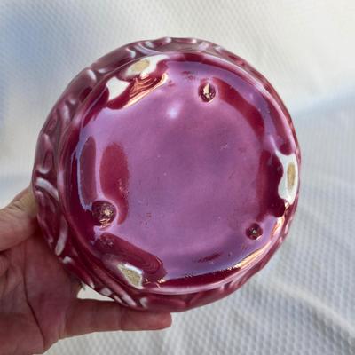 Lot 134 Pink pottery bowl