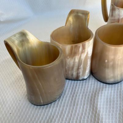Lot 139 Horn Mugs