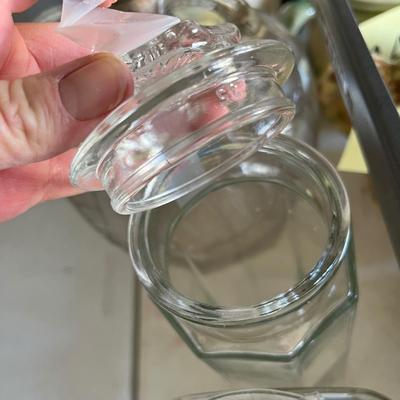 Lot 148 Vintage glass canisters