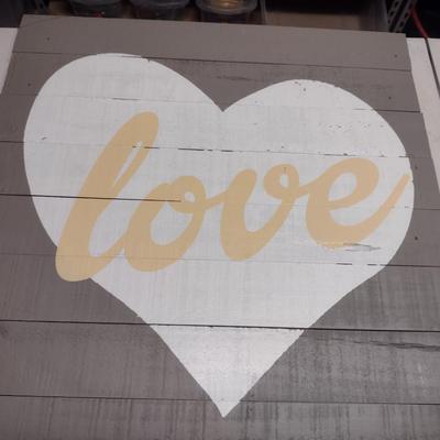 Painted Wood Wall Decor- Hobby Lobby