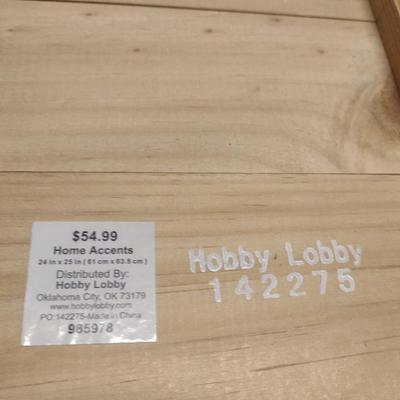 Painted Wood Wall Decor- Hobby Lobby