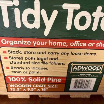 Navy hat, crate, chair cushion