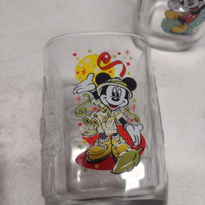 Vintage Mickey Mouse Drinking Glasses- 12 Pcs.- Assorted Designs