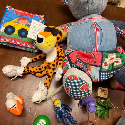 Denim Bear & misc toys