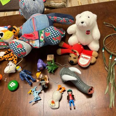 Denim Bear & misc toys