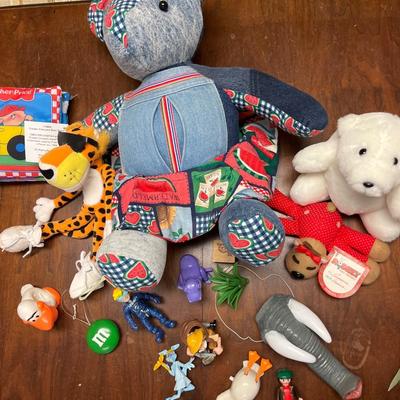 Denim Bear & misc toys