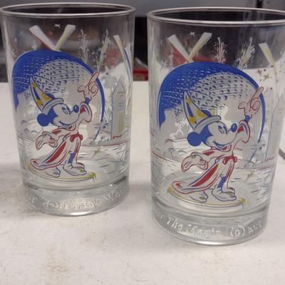 Vintage Disney Drinking Glasses- 11 Pcs.- Assorted Characters