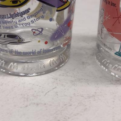 Vintage Disney Drinking Glasses- 11 Pcs.- Assorted Characters