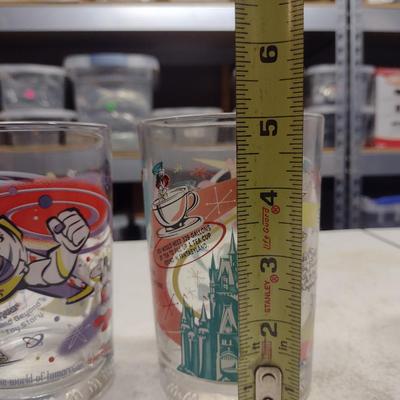 Vintage Disney Drinking Glasses- 11 Pcs.- Assorted Characters