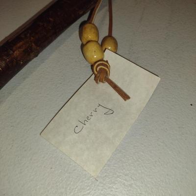 Handcrafted Cherry Wood Walking Staff- Old Mountain Rustics Asheville, NC