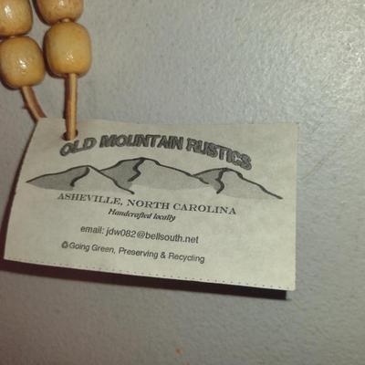 Handcrafted Cherry Wood Walking Staff- Old Mountain Rustics Asheville, NC