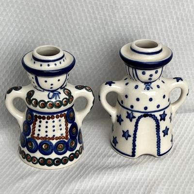 Lot 181 Polish Pottery Candles