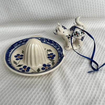 Lot 183 Polish Pottery Lot