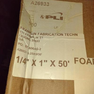Single Sided Foam Tape- 1" Wide, 1/4" Thick, 50' Strips
