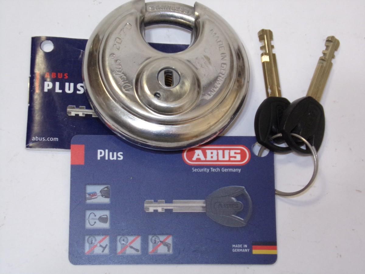 Abus 20/80 KA Diskus Padlock, Extreme High Security Disk Lock, Keyed - View #2