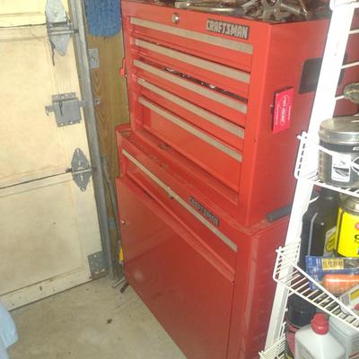 Craftsman Two Tier Tool Box- No Contents Included