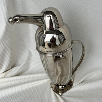 Lot 205 Restoration Hardware Chrome Penguin Cocktail Shaker