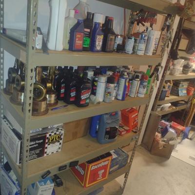 Heavy Duty Metal Adjustable Frame Shelf- Approx 48 1/2" x 18 1/2" x 84" Tall (Choice B)