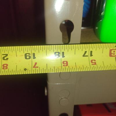 Heavy Duty Metal Adjustable Frame Shelf- Approx 48 1/2" x 18 1/2" x 84" Tall (Choice B)
