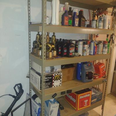 Heavy Duty Metal Adjustable Frame Shelf- Approx 48 1/2" x 18 1/2" x 84" Tall (Choice C)