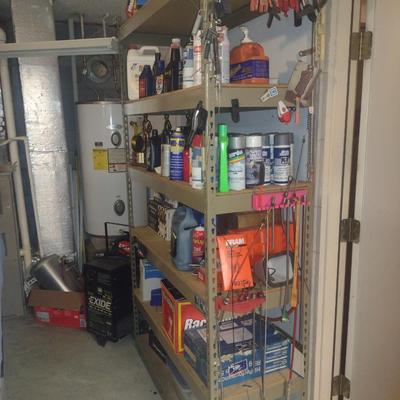 Heavy Duty Metal Adjustable Frame Shelf- Approx 48 1/2" x 18 1/2" x 84" Tall (Choice C)