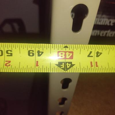Heavy Duty Metal Adjustable Frame Shelf- Approx 48 1/2" x 18 1/2" x 84" Tall (Choice C)