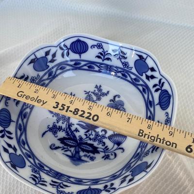 Lot 169 Blue Onion Plate & Bowl