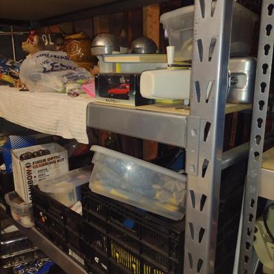 Heavy Duty Metal Frame Adjustable Shelf- Approx 76 1/2" x 24" x 72" Tall