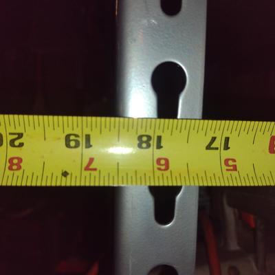 Heavy Duty Metal Frame Adjustable Shelf- Approx 48 1/2" x 18 1/2" x 84" Tall (Choice C)