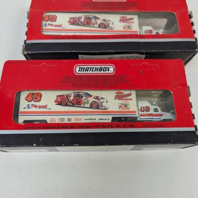 Matchbox Super Star Transporters #49 Ferree #28 Davey Allison #11 Bill Elliott