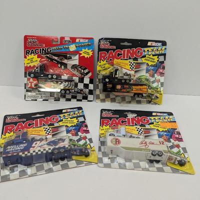 NASCAR Racing Team Transporters #12 Bobby Allison #28 Davey Allison #9 Bill Elliott
