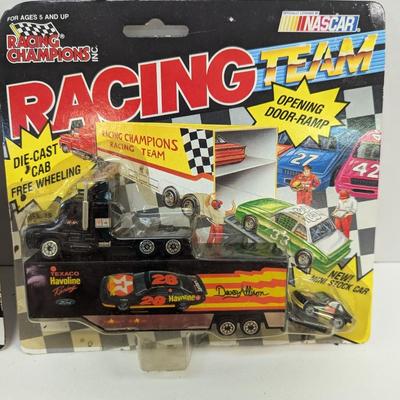NASCAR Racing Team Transporters #12 Bobby Allison #28 Davey Allison #9 Bill Elliott