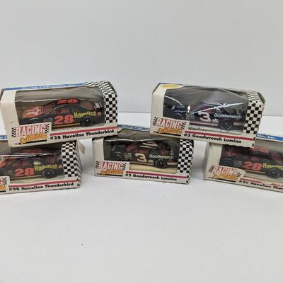 NASCAR Racing Collectibles #3 Goodwrench Lumina #28 Havoline Thunderbird Limited 1:64 Revell Diecast