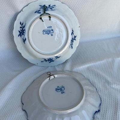 Lot 168 Flow Blue Plates