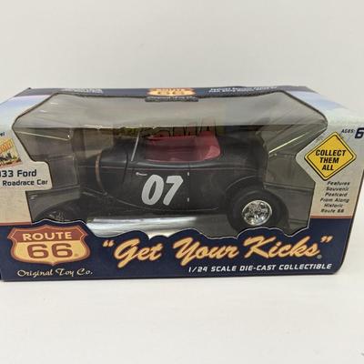 Original Toy Co. Route 66 1933 Ford Elgin Roadrace Car "Get Your Kicks" 1/24
