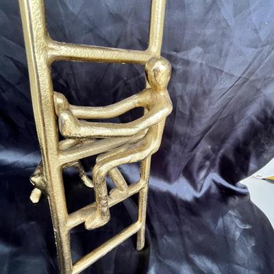 Lot 214 Brass Ladder Sculpture