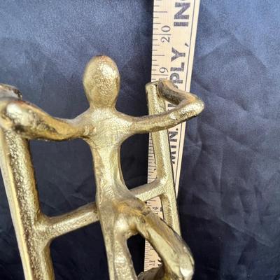 Lot 214 Brass Ladder Sculpture