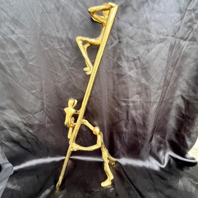 Lot 214 Brass Ladder Sculpture