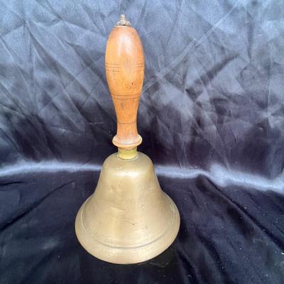 Lot 215 Antique school bell