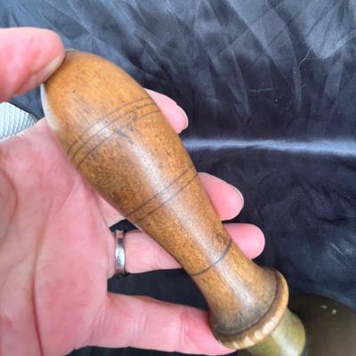 Lot 215 Antique school bell