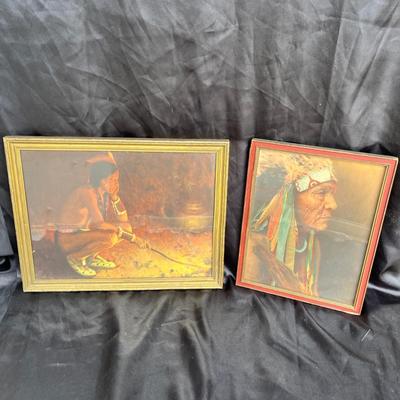 Lot 219 Vintage Native American Prints