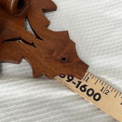 Lot 221 Victorian Walnut Match sconce