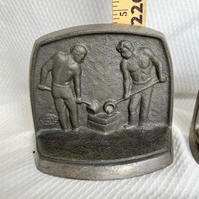 Lot 224 Cast Book Ends